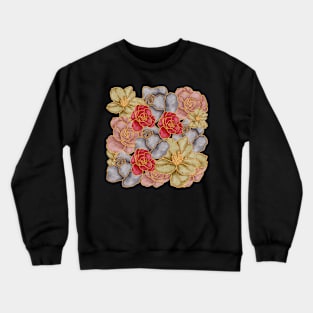 aesthetic flowers Crewneck Sweatshirt